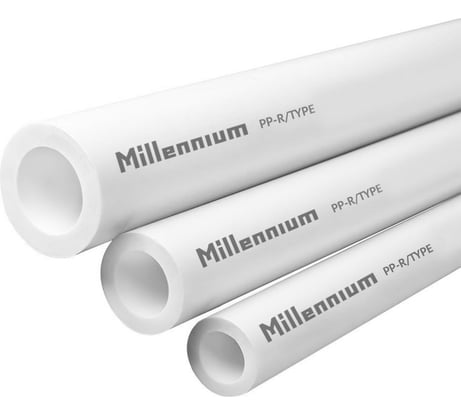 Труба ПП Millennium PN20 Ø25х4,2мм (4м) 3M02-tbe-250000 УТ000025951