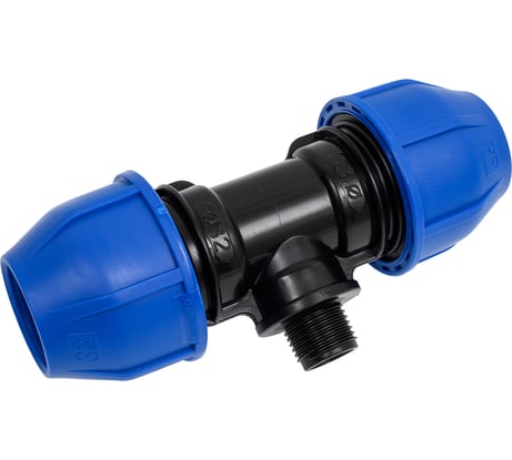 Тройник переходной Damento ПНД, 32х32 мм, 1/2" наружная резьба 011218