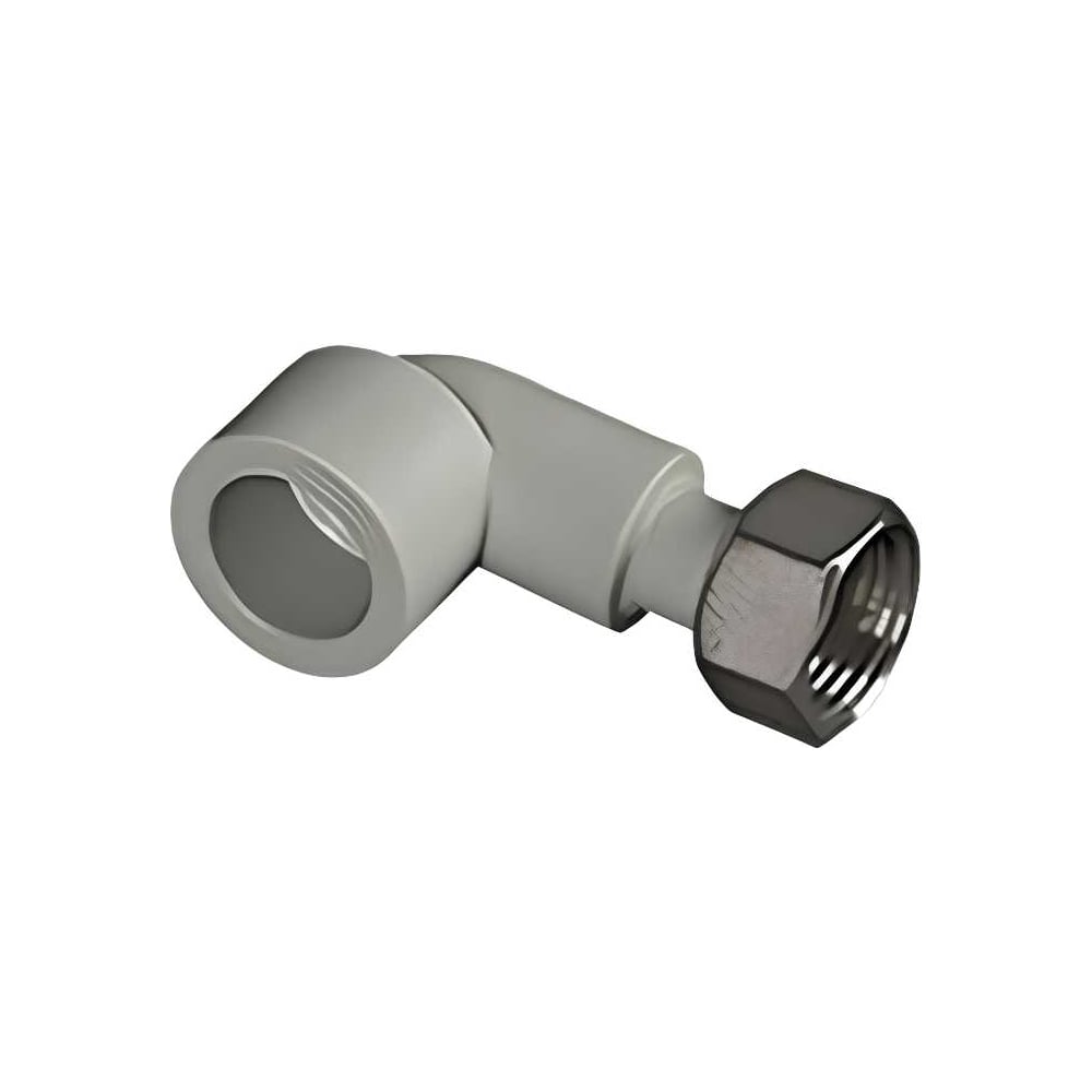 Угольник с накидной гайкой Damento 25 мм x 3/4 дюйма, серый 996095 ...