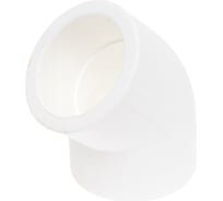 Угольник соединительный Damento 40 мм, 45 градусов, белый 87689