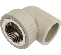 Угольник комбинированный Damento внутренняя резьба, 40 мм x 1 1/4 дюйма, серый 8821