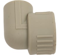 Угольник комбинированный Damento внутренняя резьба, 20 мм x 1/2 дюйма, серый 8700