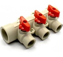 Коллектор Damento 32 на 3 выхода 20 внутр. серый (1/20) 9072