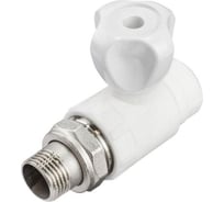 Крана шаровой для радиатора Damento прямой 20x3/4" белый (5/100) 9462