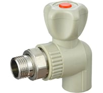 Крана шаровой для радиатора Damento угловой 25x1/2" серый (10/100) 9439