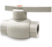 Кран шаровый Damento 1v 50 серый (1/10) 8835