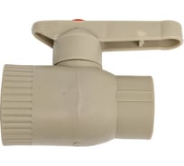 Кран шаровый комбинированный Damento с вн.резьбой 25x3/4" серый (10/60) 996108