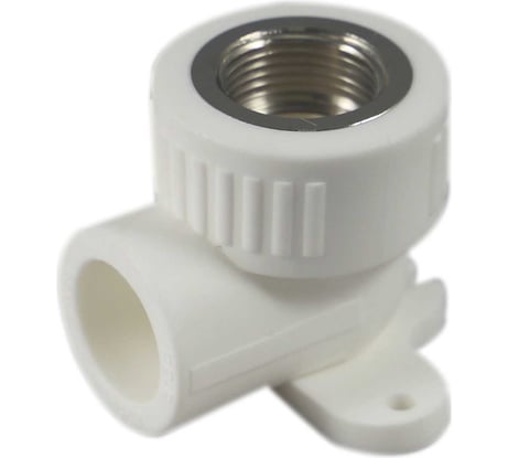 Настенный переходной угол Millennium 25 мм × 3/4" внутренняя резьба, полипропиленовый ППР для труб 3M22-bat-250c01