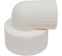 Угольник переходной Millennium 90° 40×25 мм ППР полипропиленовый для труб, внутренняя/внутренняя, белый 3M12-elb-402590