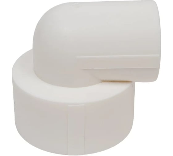 Угольник переходной Millennium 90° 40×25 мм ППР полипропиленовый для труб, внутренняя/внутренняя, белый 3M12-elb-402590 1