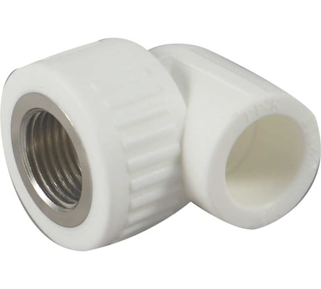 Угольник комбинированный Millennium 32×1/2" внутренняя резьба, полипропиленовый/латунный для труб, белый 3M22-efo-320b00