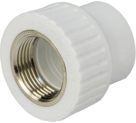Муфта комбинированная Damento вн.рез. 20x1/2" белый (10/200) 8677