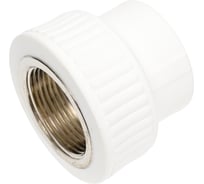 Муфта комбинированная Damento вн.рез. 40x1 1/4" белый (5/80) 9446