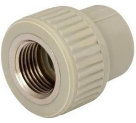 Муфта комбинированная Damento вн.рез. 32x1/2" серый (10/200) 8900