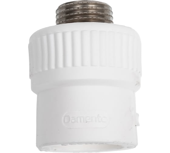 Муфта комбинированная Damento нар.рез. 25x1/2" белый (10/280) 8690