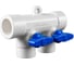 Коллектор ПП с кранами Millennium Ø32мм, 2 вых., син. ручка 3M62-mnb-320220 УТ000026851 4