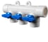 Коллектор ПП с кранами Millennium Ø32мм, 3 вых., син. ручка 3M62-mnb-320320 УТ000026854 4