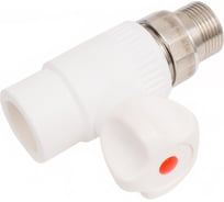 Кран пластиковый Millennium 25 мм-3/4", прямой, верхний, с латунным шаром 3M42-vlr-250c000