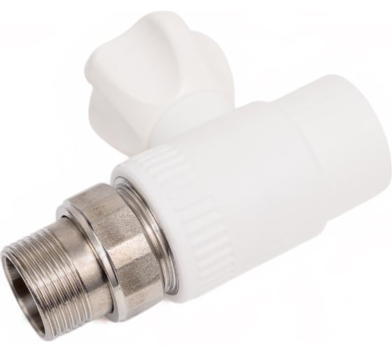 Кран пластиковый Millennium 25 мм-3/4", прямой, верхний, с латунным шаром 3M42-vlr-250c000