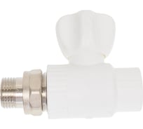Кран пластиковый Millennium 20 мм-1/2", прямой, верхний, с латунным шаром 3M42-vlr-200b000