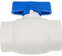 Кран шаровой пластиковый Millennium 25 мм, синяя ручка 3M42-vlm-250001