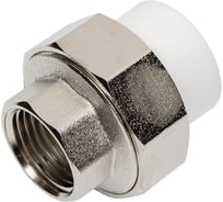 Муфта комбинированная разъёмная Damento внутренняя резьба, 20x1/2", белый 8706