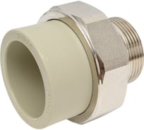 Муфта комбинированная разъёмная Damento наружная резьба, 50х1 1/2", серый 8839