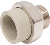 Муфта комбинированная разъёмная Damento наружная резьба, 40х1 1/4", серый 8838