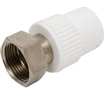 Муфта с накидной гайкой Damento 20х3/4", внутренняя резьба, белый 8916