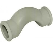 Обводное колено раструбное Damento 20 мм, серое 8785