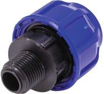 Муфта переходная Damento 25x3/4", наружная резьба, ПНД 011165