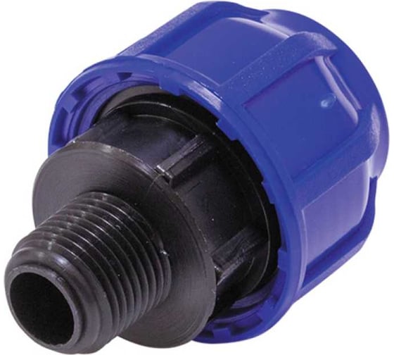 Муфта переходная Damento 25x3/4", наружная резьба, ПНД 011165 1