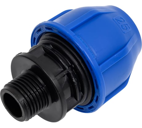 Муфта переходная Damento 25x1/2", наружная резьба, ПНД 011164