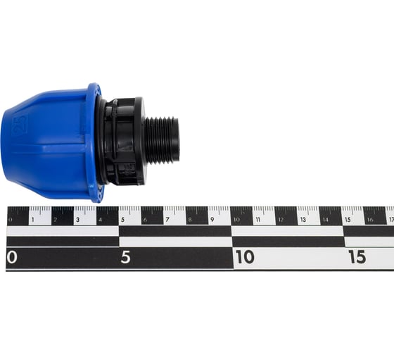 Муфта переходная Damento 25x1/2", наружная резьба, ПНД 011164