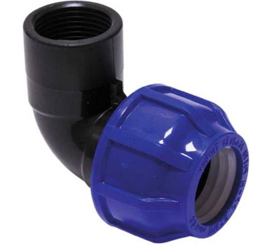 Отвод переходной Damento 25x3/4", внутренняя резьба, ПНД 011236 1