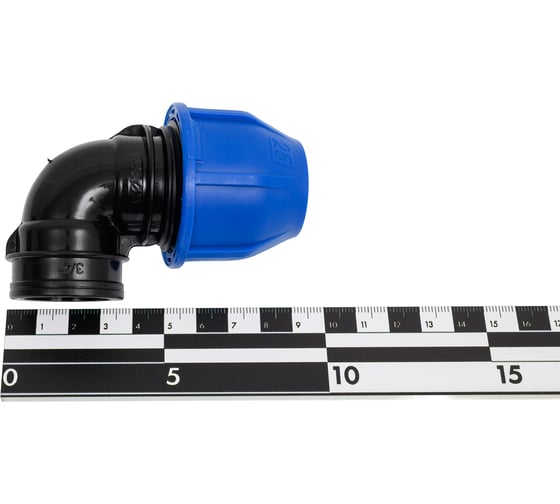 Отвод переходной Damento 25x3/4", внутренняя резьба, ПНД 011236