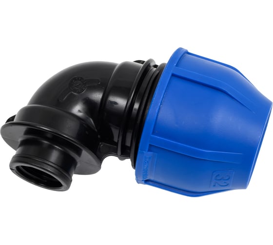 Отвод переходной Damento 32x1/2", внутренняя резьба, ПНД 011241 1