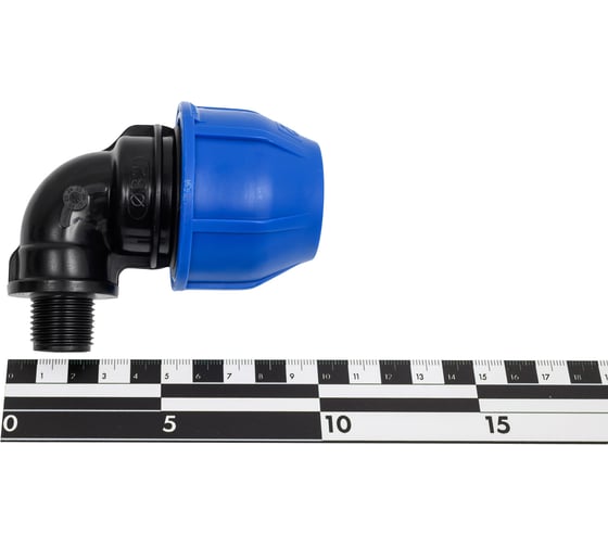 Отвод переходной Damento 32x1/2", наружная резьба, ПНД 011255