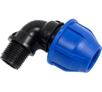 Отвод переходной Damento 20x1/2", наружная резьба, ПНД 011246