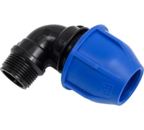 Отвод переходной Damento 25x3/4", наружная резьба, ПНД 011250