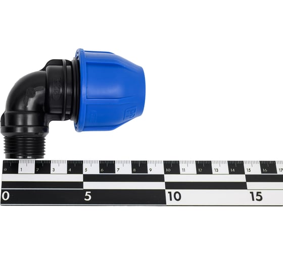 Отвод переходной Damento 25x3/4", наружная резьба, ПНД 011250