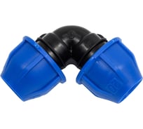 Отвод соединительный компрессионный Damento 20x90, ПНД 011223