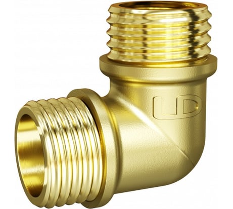 Уголок LD PRIDE 1/2'' нар/нар, латунь 555217