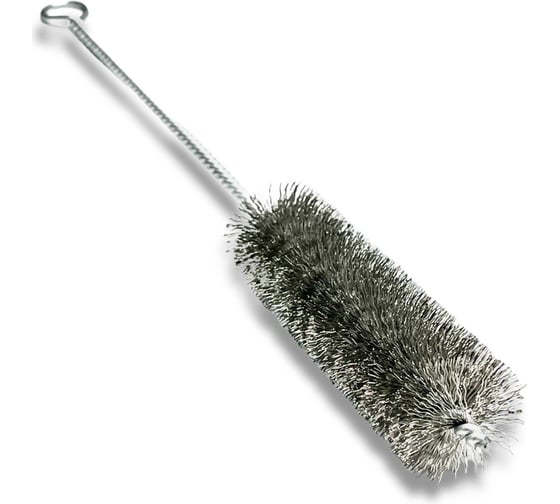 Щетка ерш IBZ, 300х100 мм, диаметр 30 мм, нержавеющая гофрированная проволока ROF 0.20 мм, Lessmann 542515