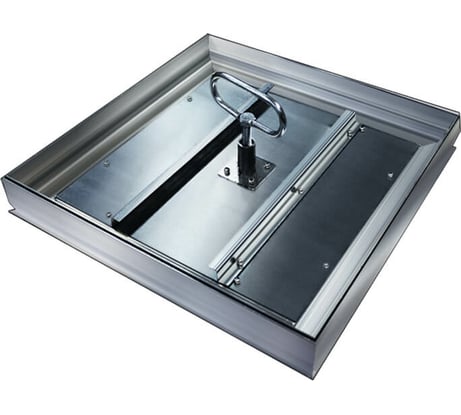 Напольный люк REVIZOR Квадрат Стандарт 500 мм/500 мм КВ5050