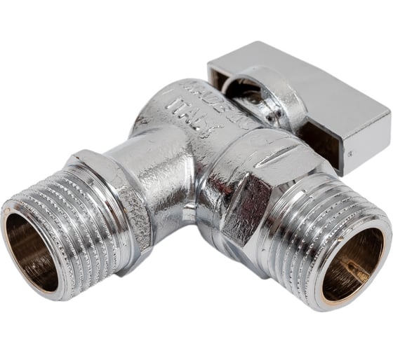 Кран для подключения бачков/смесителей Uni-Fitt НН 1/2", хромированный 180C2000