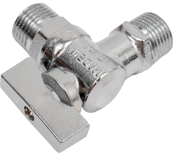 Кран для подключения бачков/смесителей Uni-Fitt НН 1/2", хромированный 180C2000
