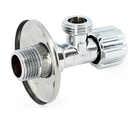 Вентиль для подключения бачков/смесителей Uni-Fitt НН 1/2", хром 185A2000