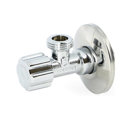 Вентиль для подключения бачков/смесителей Uni-Fitt НН 1/2", хром 185A2000