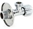 Вентиль для подключения бачков/смесителей Uni-Fitt НН 1/2", хром 185A2000 1